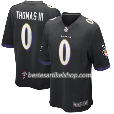 Herren Baltimore Ravens Trikot Earl Thomas 0 Nike Schwarz
